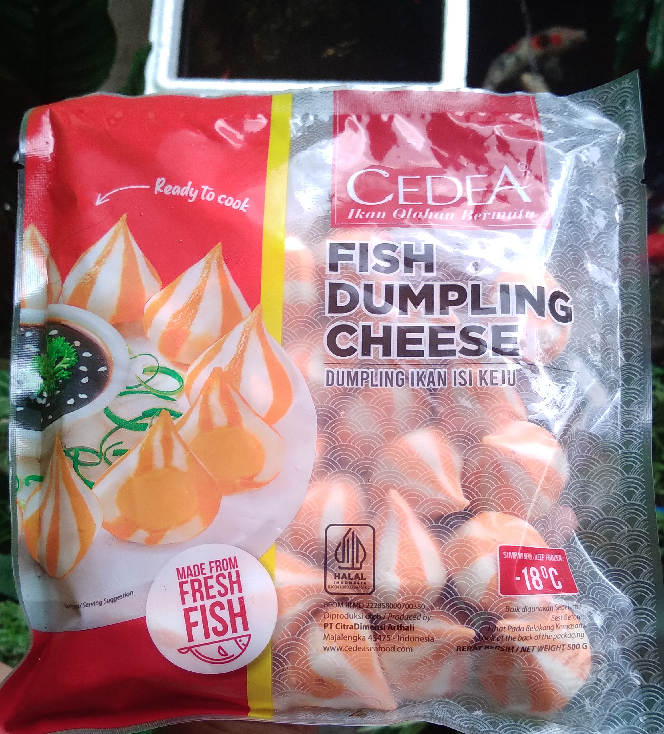 Dumpling Keju Cedea 500gr