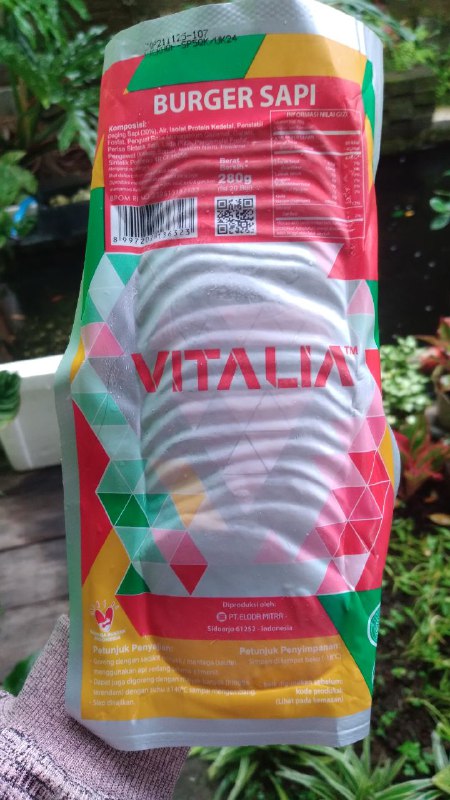 Beef burger sapi mini vitalia 