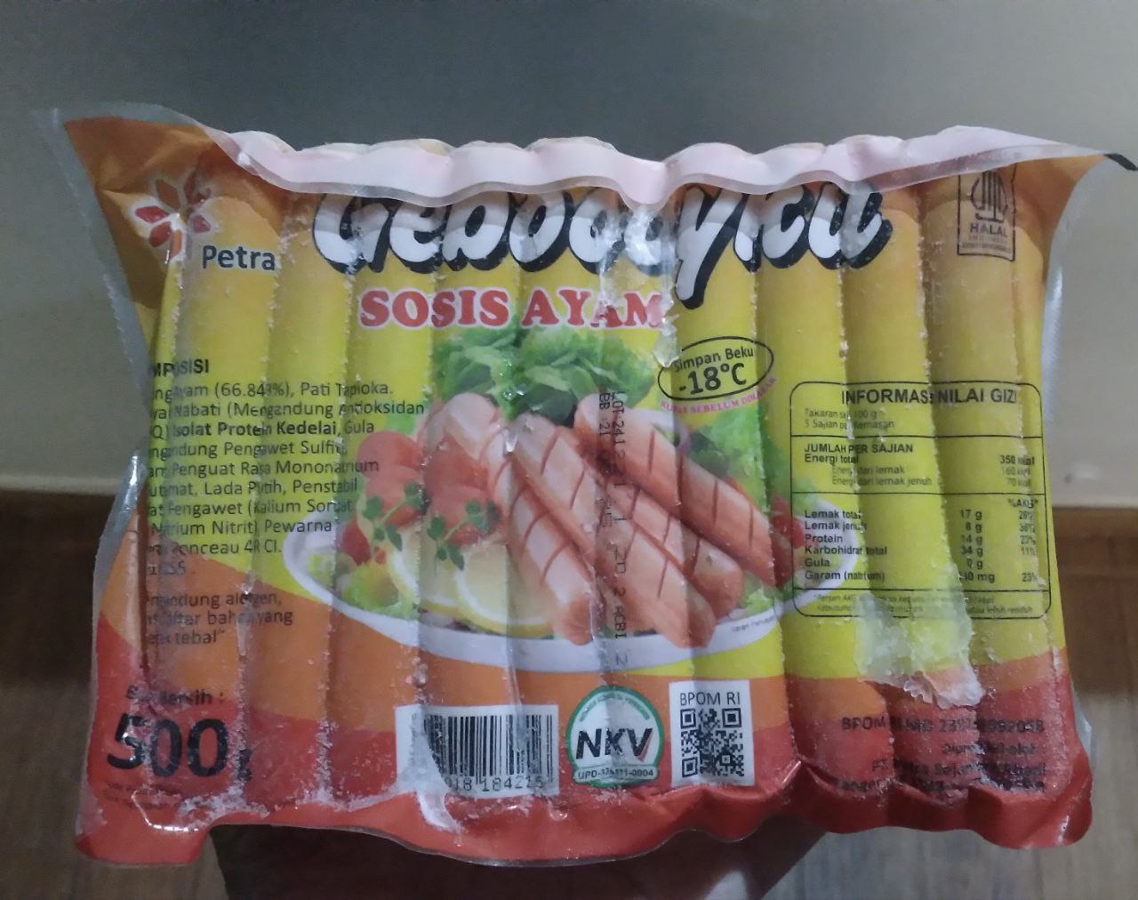 Sosis geboy C500 Pendek