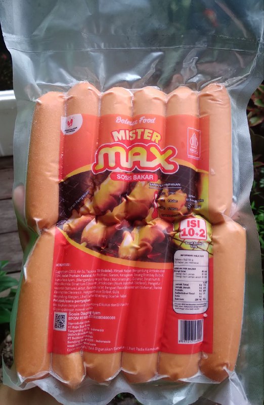 Sosis bakar Max isi 12