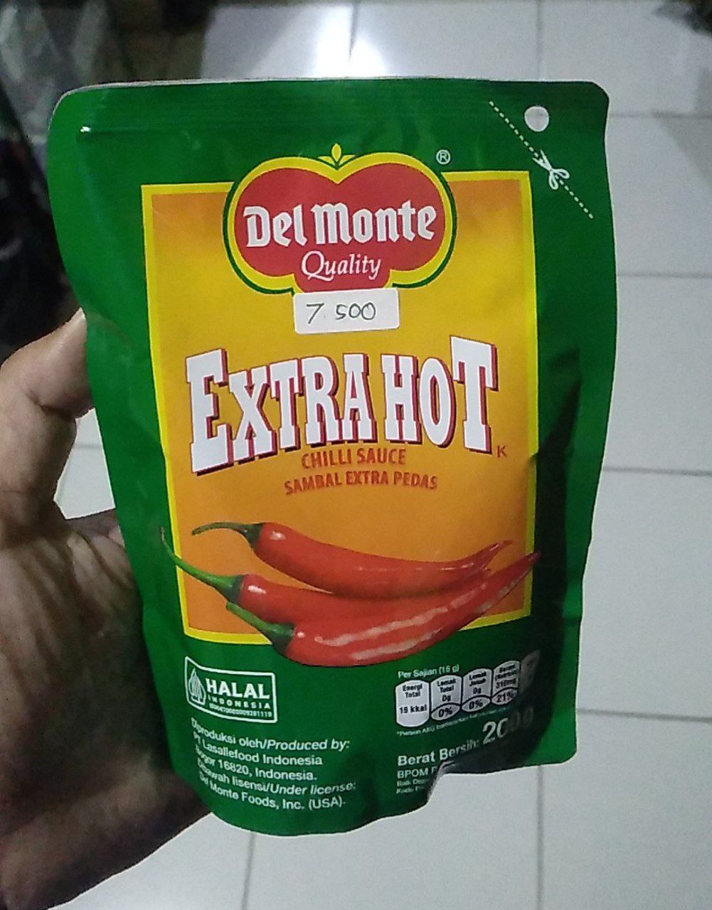 Saus Extra Hot Delmonte 200 Gram