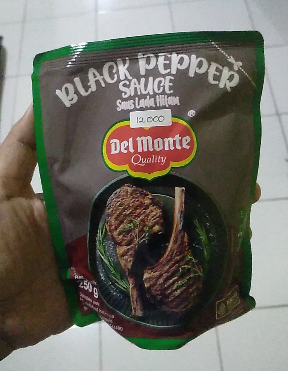 Saus Black Pepper Delmonte 250 Gram