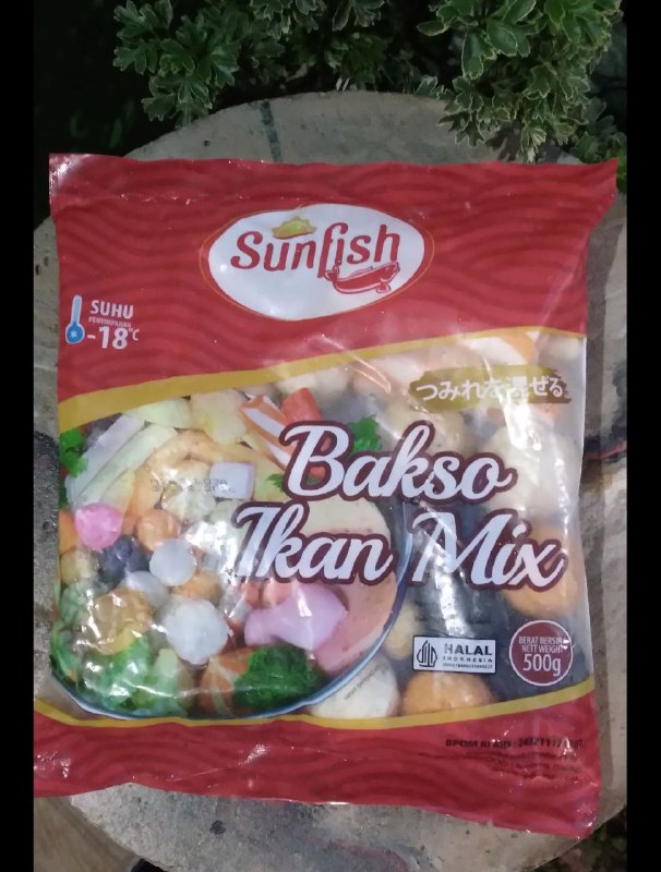 Bakso Ikan Mix Sunfish 500 Gram