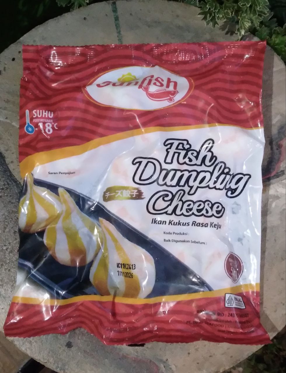 Dumpling Keju Sunfish 500 Gram