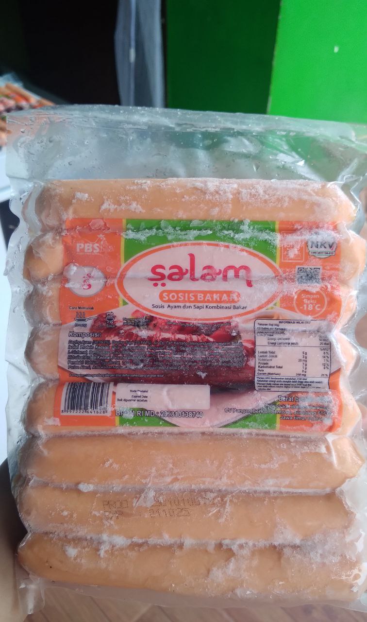 Sosis Bakar Jumbo Salam Isi 8