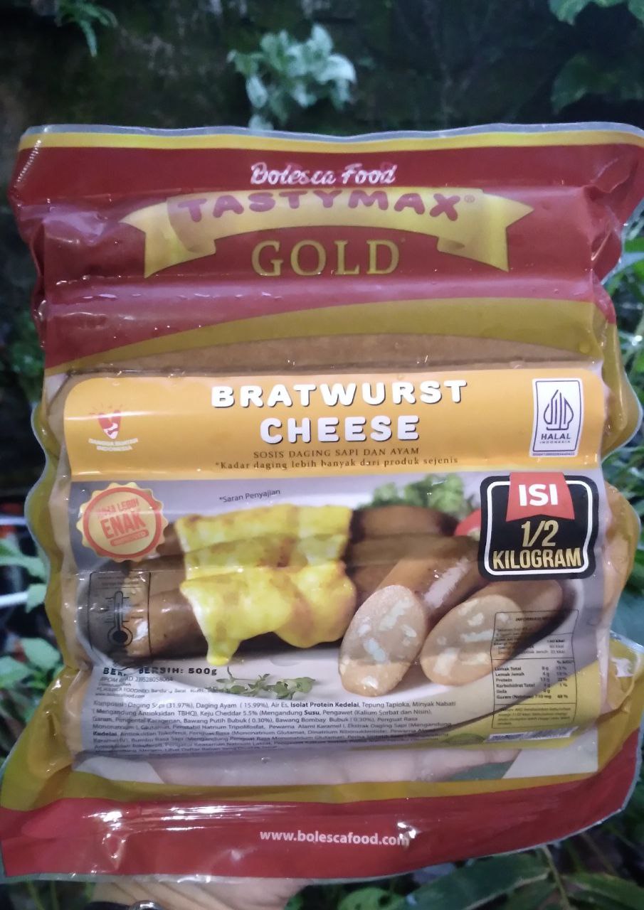 Sosis Bratwurst cheese