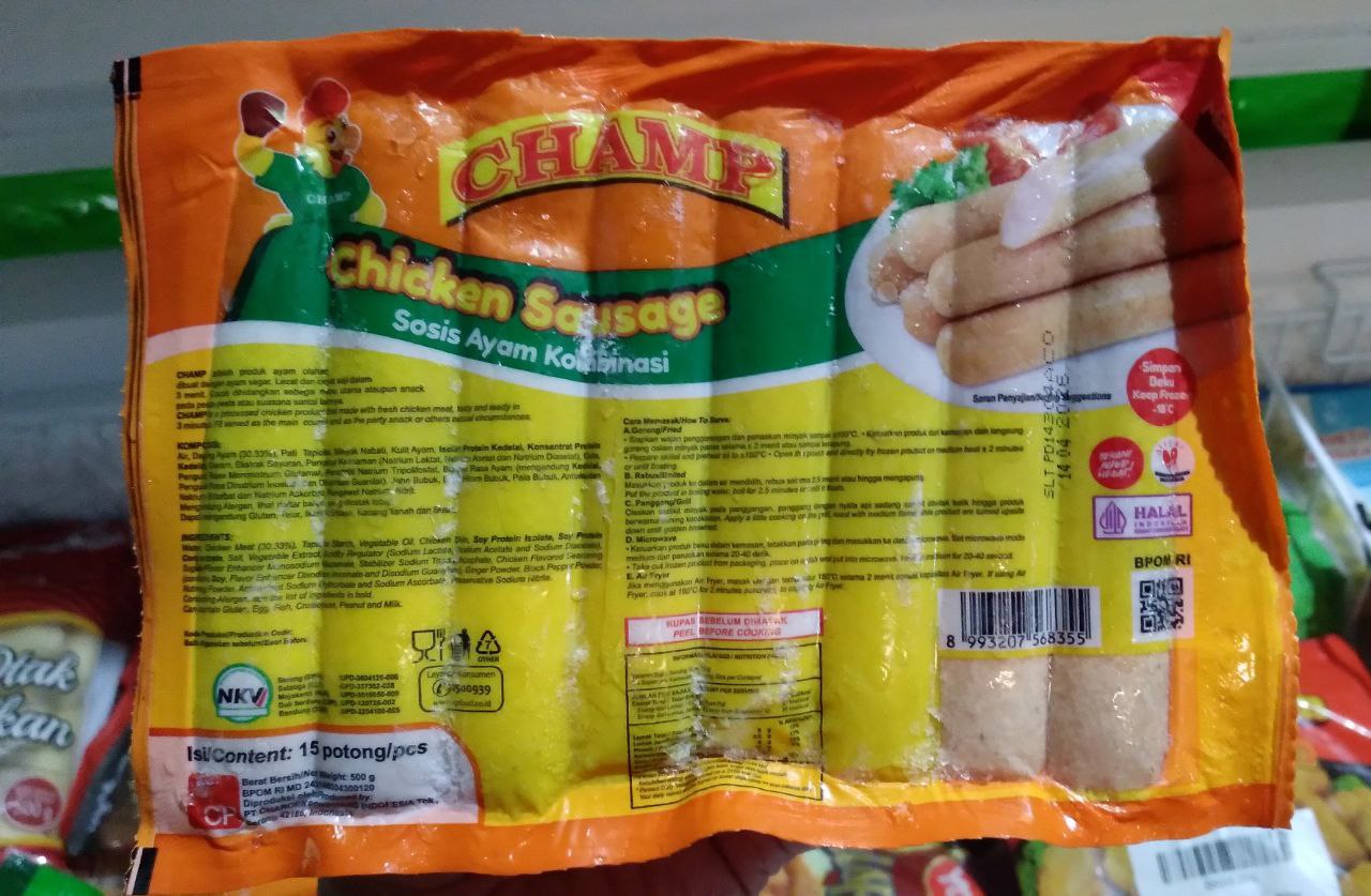 Sosis Ayam Champ 500gr