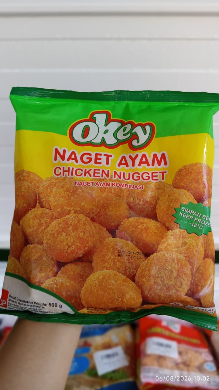 Nugget Okey 500gr