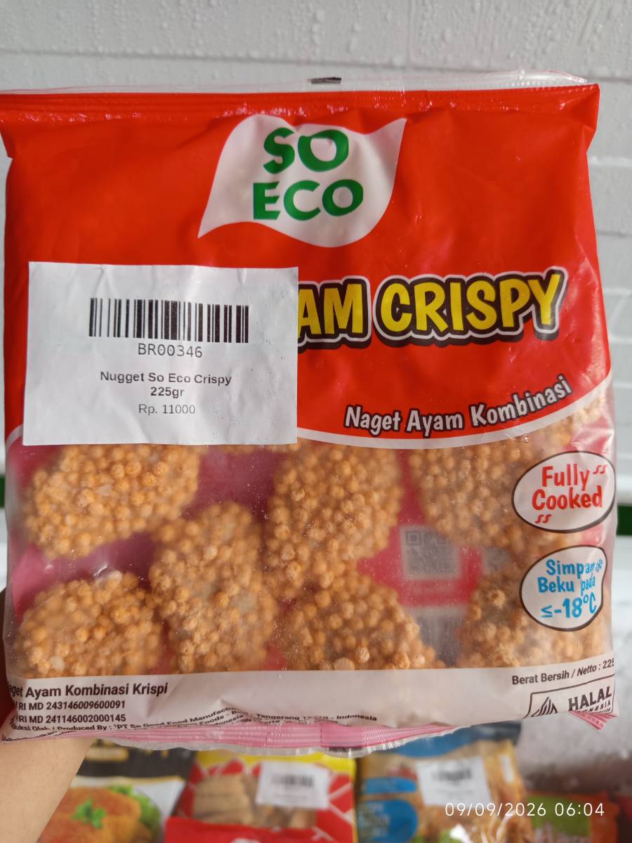 Nugget So Eco Crispy 225gr